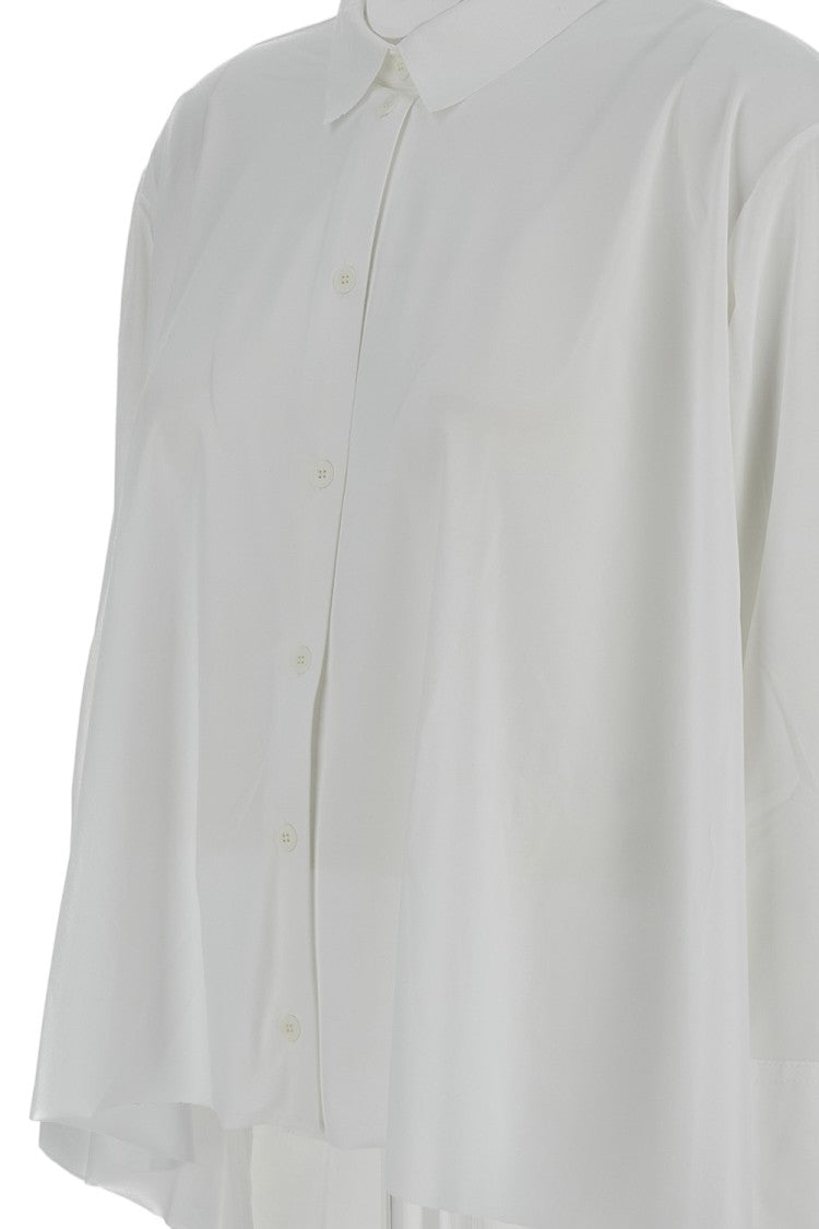 Irie' Crisp White Shirt With Structured Collar And Button-Down Front