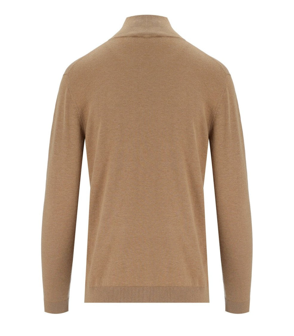 Max Mara Kiku Camel Turtleneck Sweater
