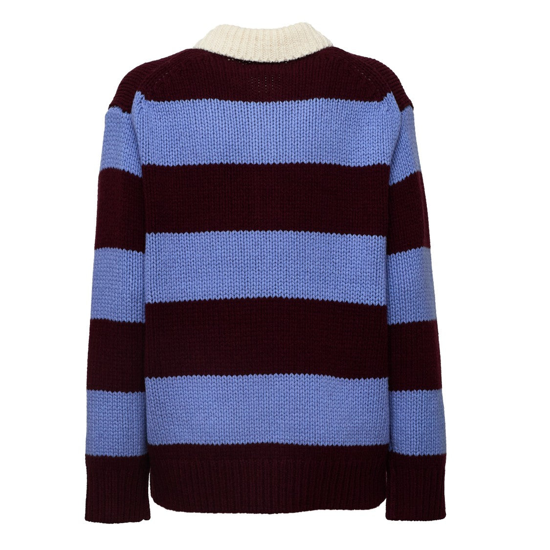 Polo Ralph Lauren Striped Wool Oversized Polo Sweater
