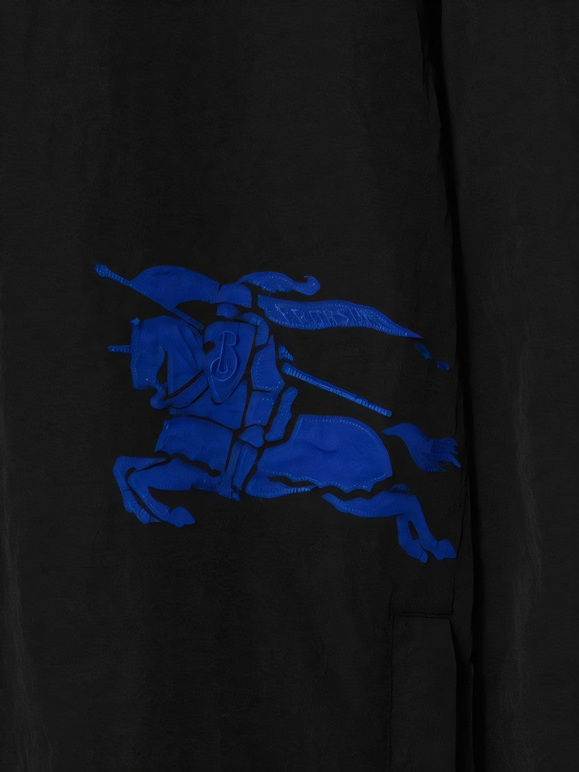 Burberry Lightweight Black Nylon Jacket With Hood