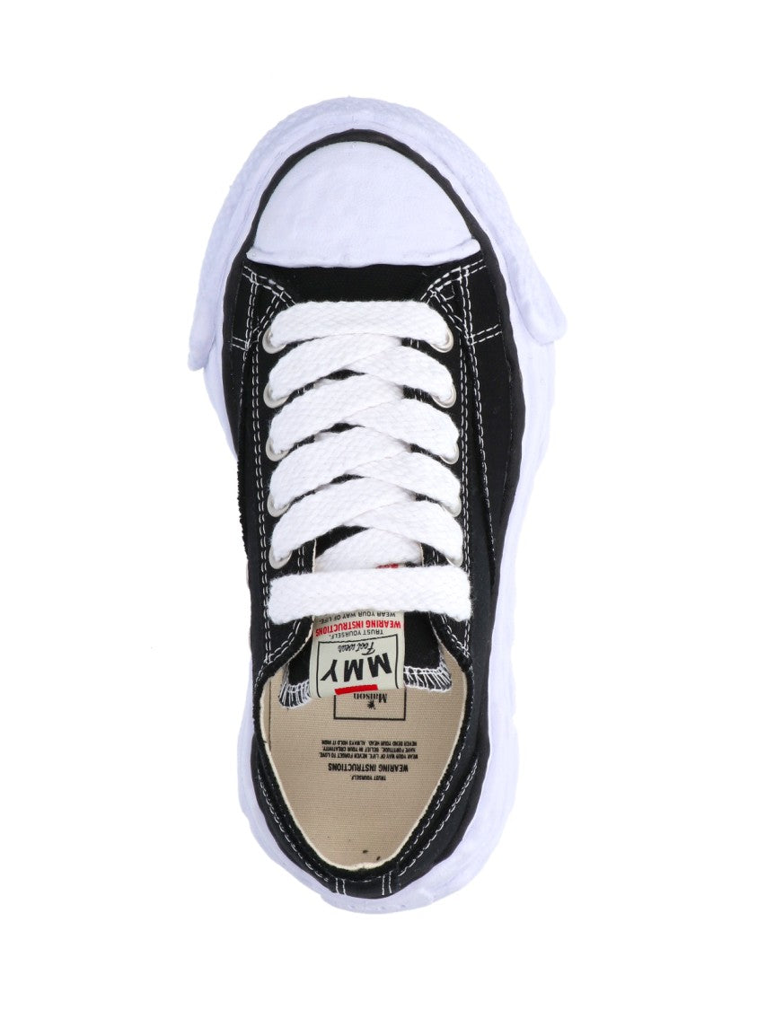 Maison Mihara Yasuhiro Black Peterson 23 Og Low-Top Cotton Sneakers