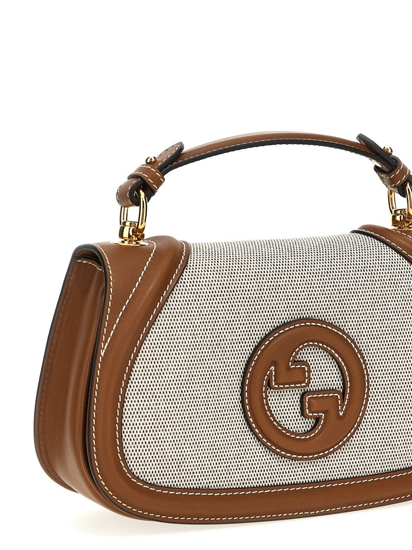Gucci Medium Handbag With Maxi Incrocio Gg Logo