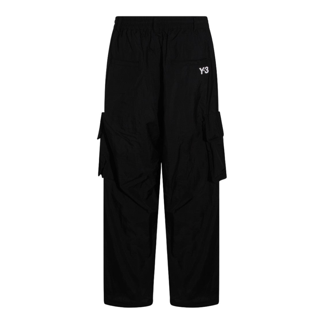 Y-3 Relaxed Fit Black Cargo Trousers