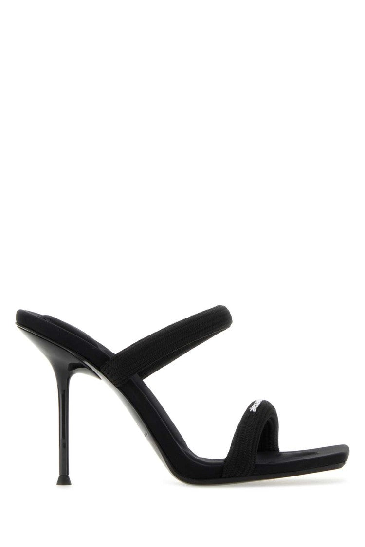 Alexander Wang Black Fabric Mules