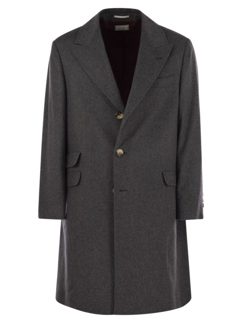 Brunello Cucinelli Wool And Cashmere Coat