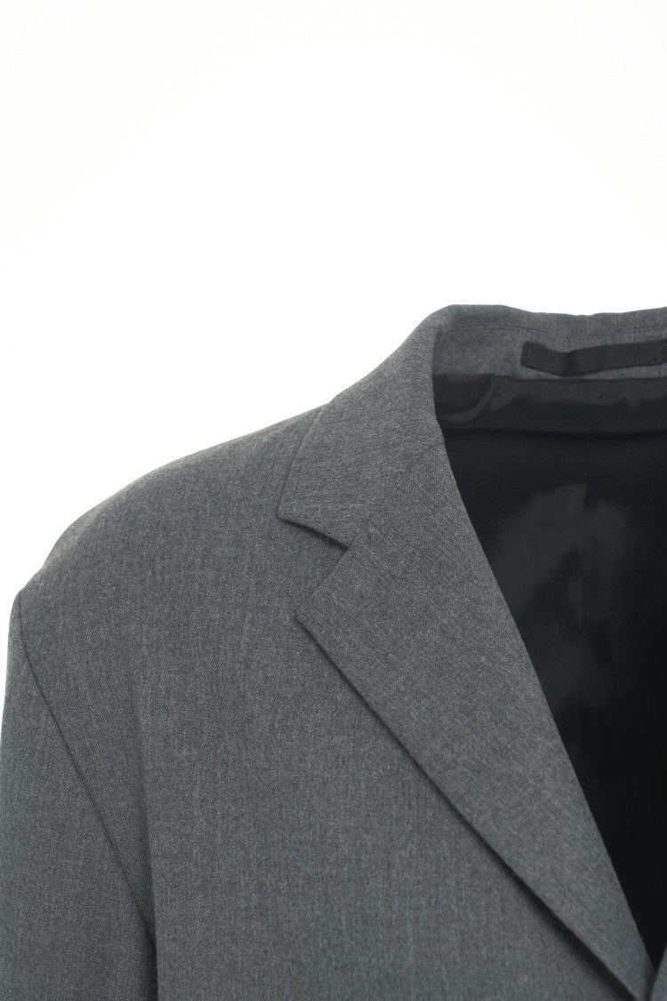 Paolo Pecora Notched Collar Blazer With Three-Button Closure And Flap Pockets