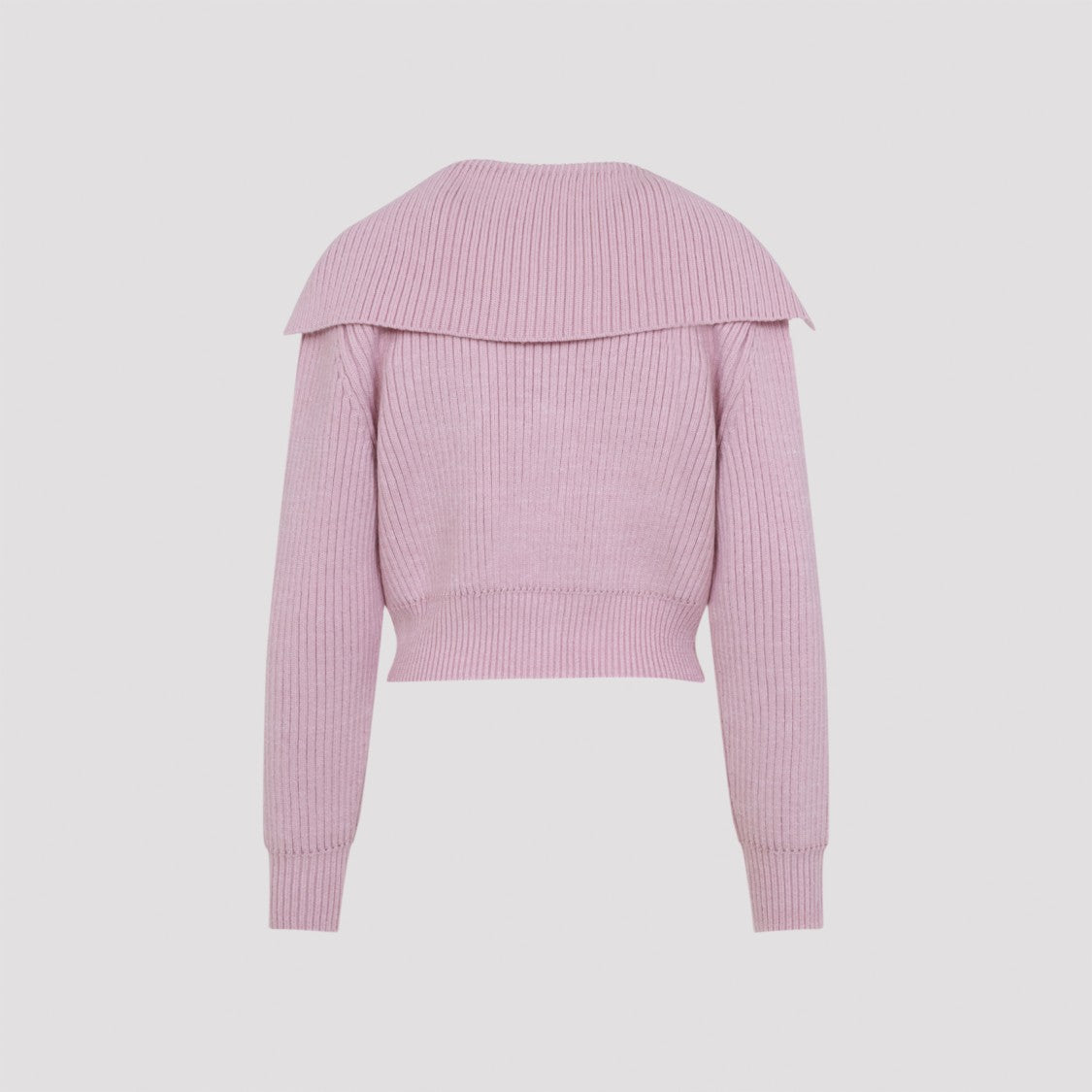 Givenchy Light Pink Wool Cardigan With Big Collar