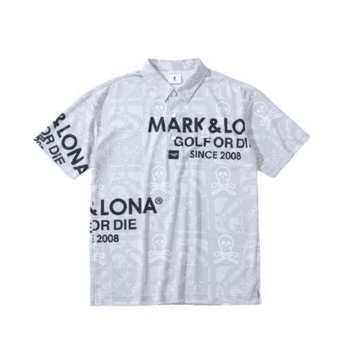 Mark&Lona Short-Sleeve Polo Shirt With Graphic Motif And Classic Collar