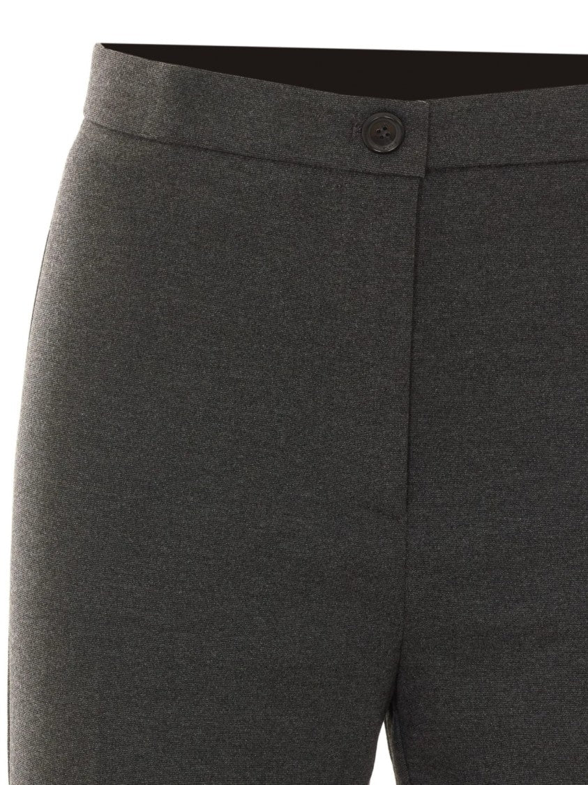 Pinko Straight-Leg Tailored Pants With Mid-Rise Waist And Minimalist Design