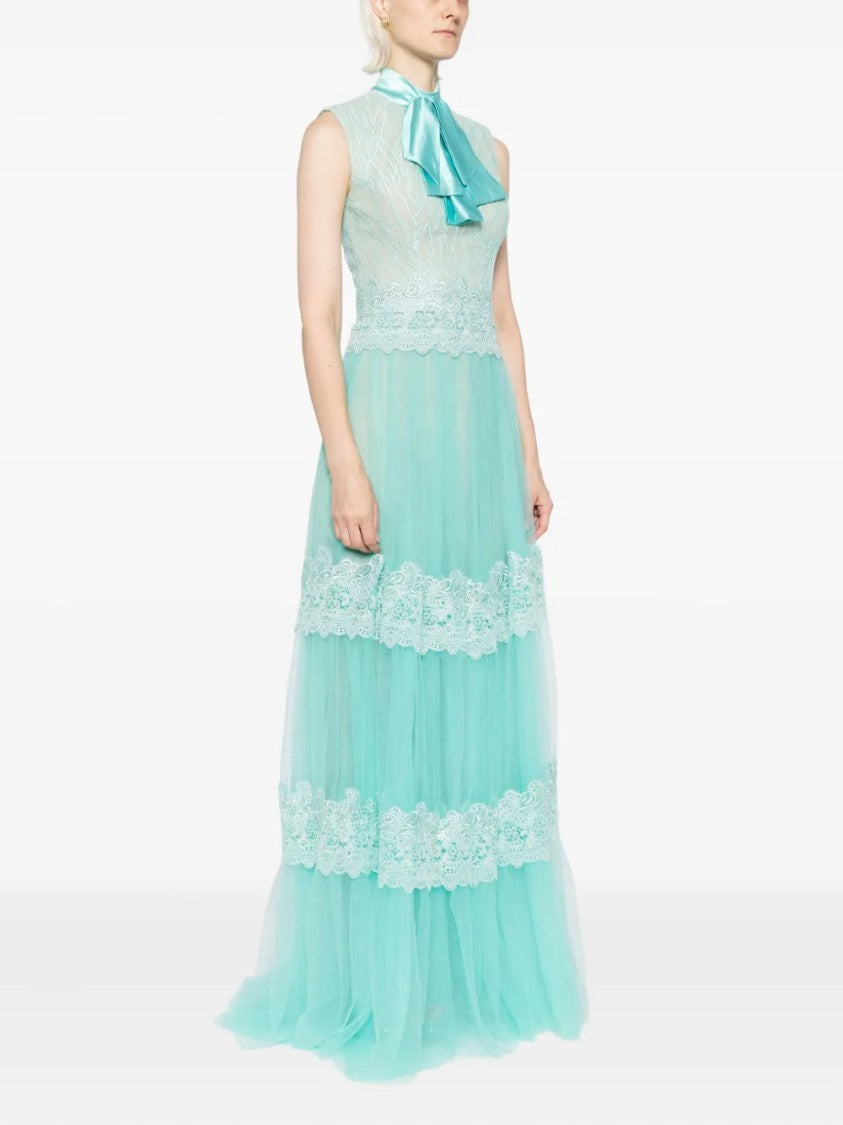 Saiid Kobeisy Lace Long Dress
