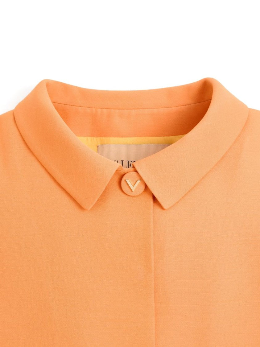 Valentino Garavani Crepe Couture Cropped Jewel Jacket
