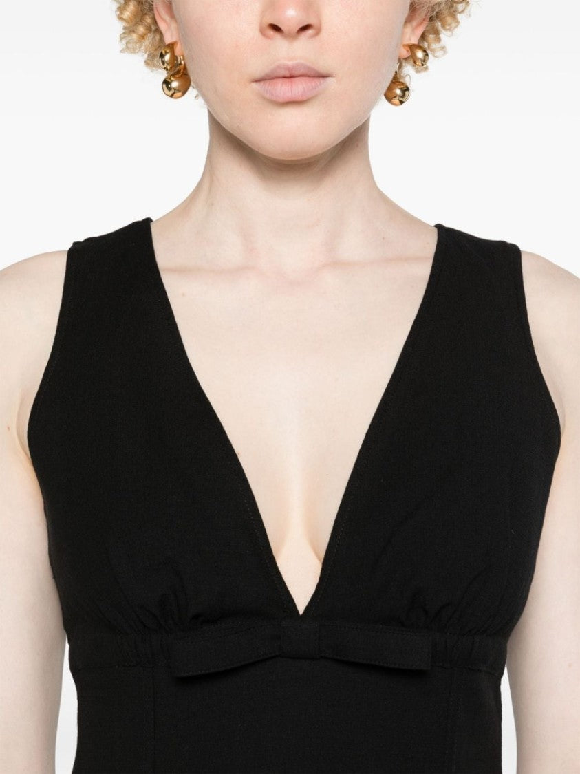 Patou Mid-Length Crepe Dress
