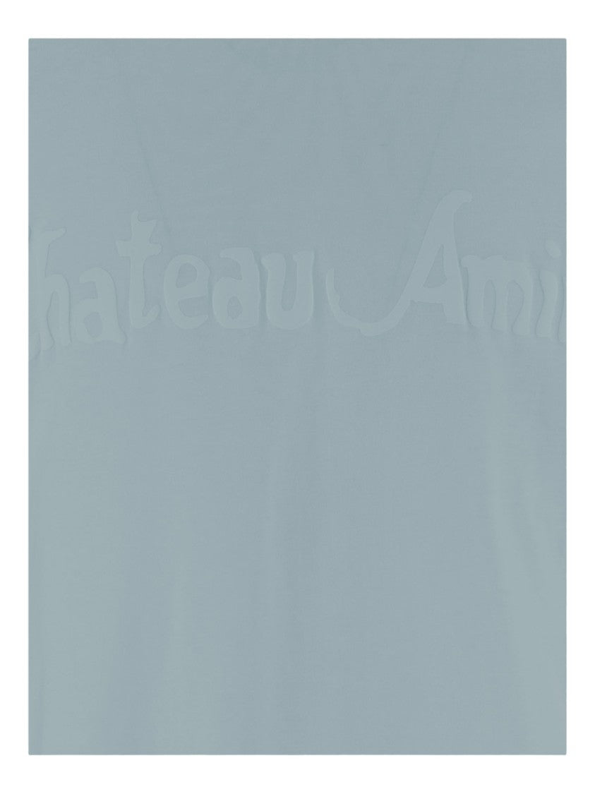 Amiri Light Blue Cotton T-Shirt