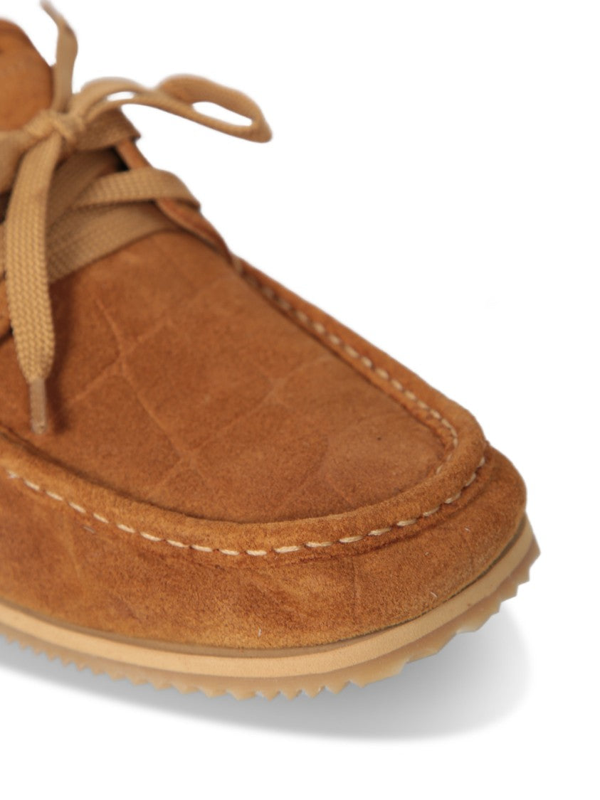 Jacquemus Camel Suede Loafers