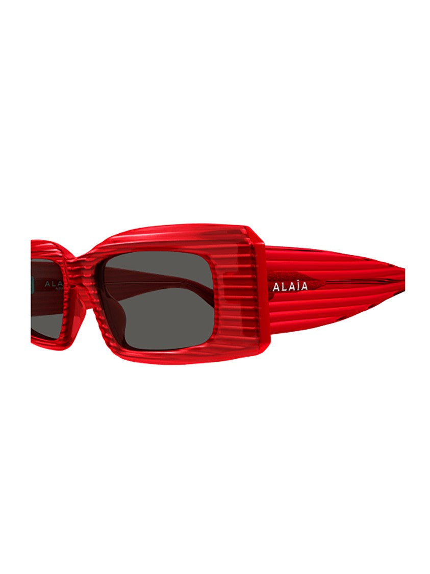 Alaïa Red Aa0078s Bold Textured Sunglasses