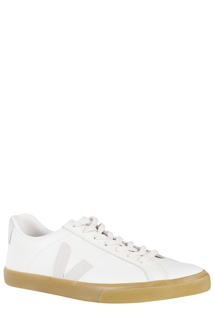 Veja Low-Top Sneakers With Natural Suede Accents