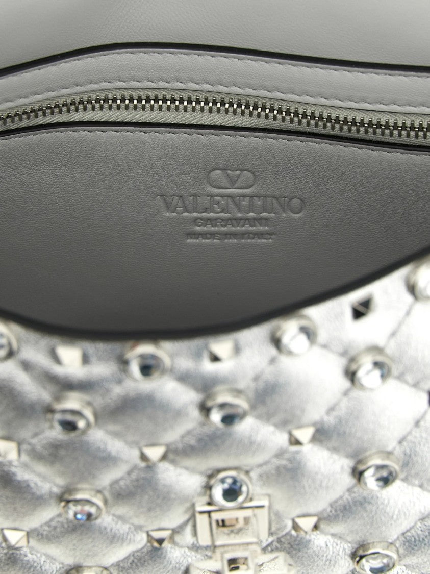Valentino Quilted Studded Chain Shoulder Bag