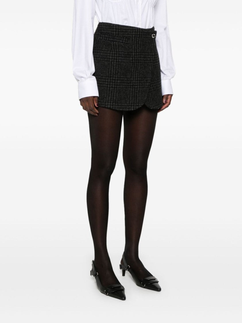 Coperni Prince Of Wales Check Mini Skirt