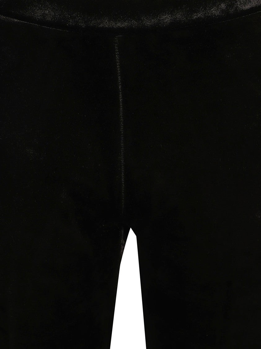 Balenciaga Fitted Velvety Black Trousers