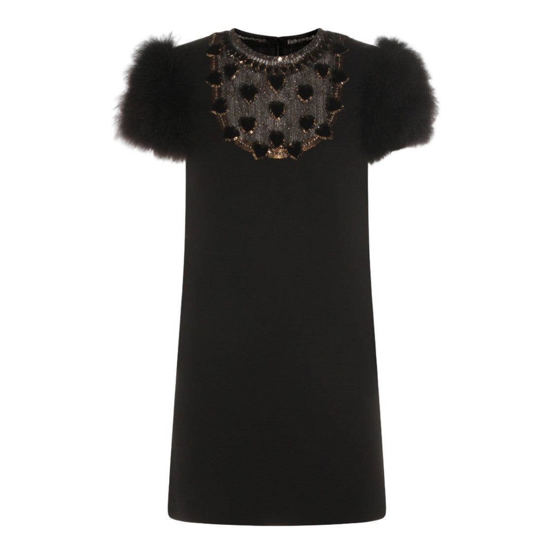Valentino Mini Dress With Puff Sleeves