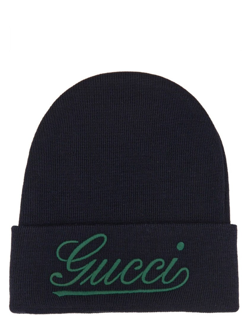 Gucci Wool Hat With Intricate Embroidery
