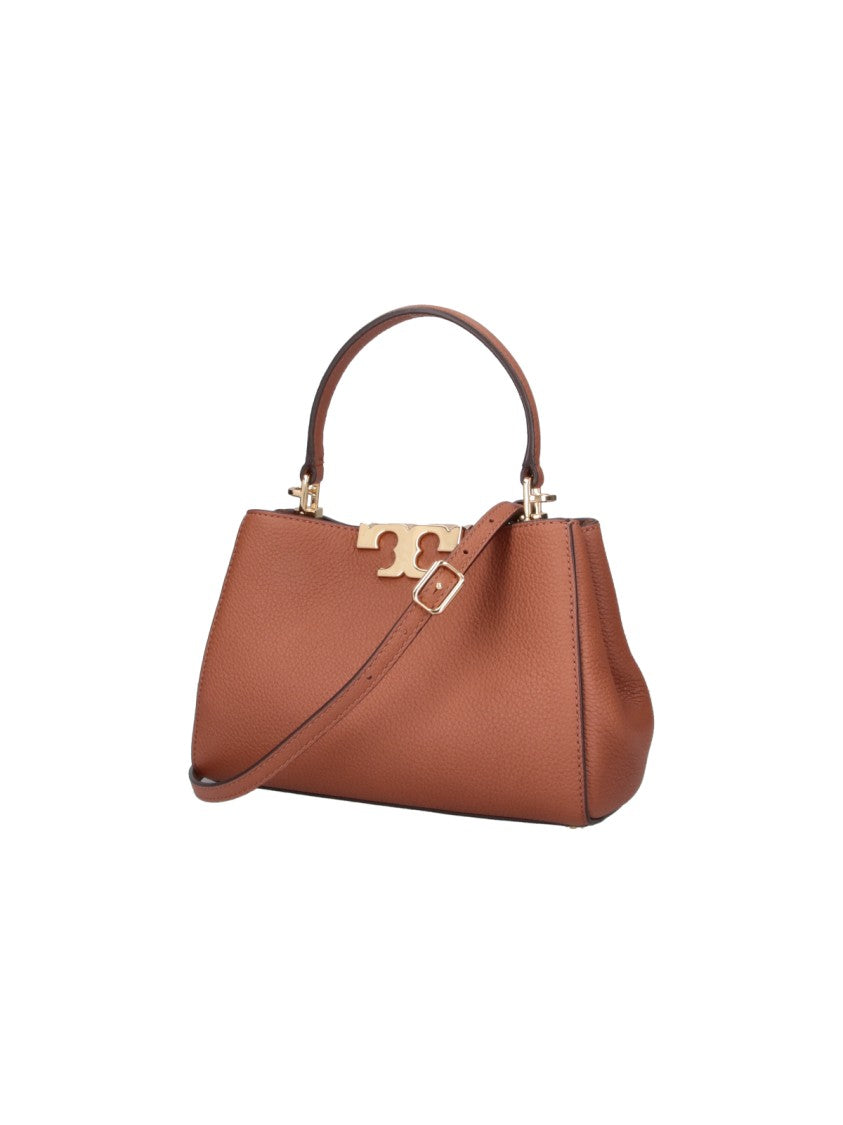 Tory Burch Brown Eleanor Mini Leather Handbag