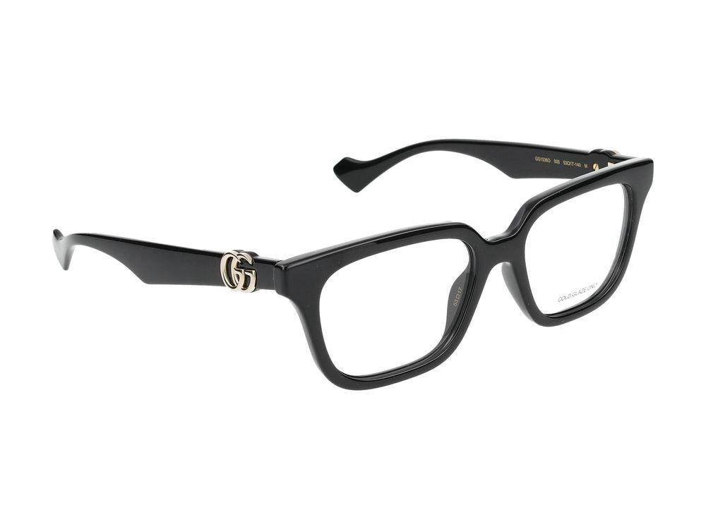 Gucci Eyeglasses Gg1536o 005 Black Black Transparent 53/17/140