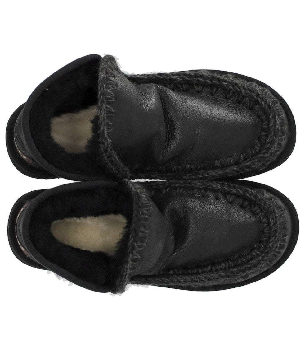 Mou Mini Eskimo Platform Black Boot