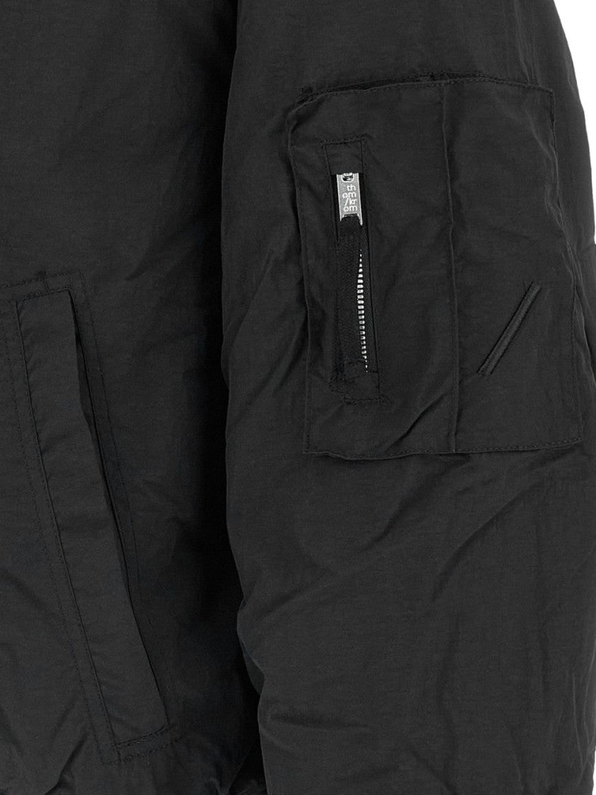 Thom Krom Cropped Padded Polyamide Jacket With Minimalist Design