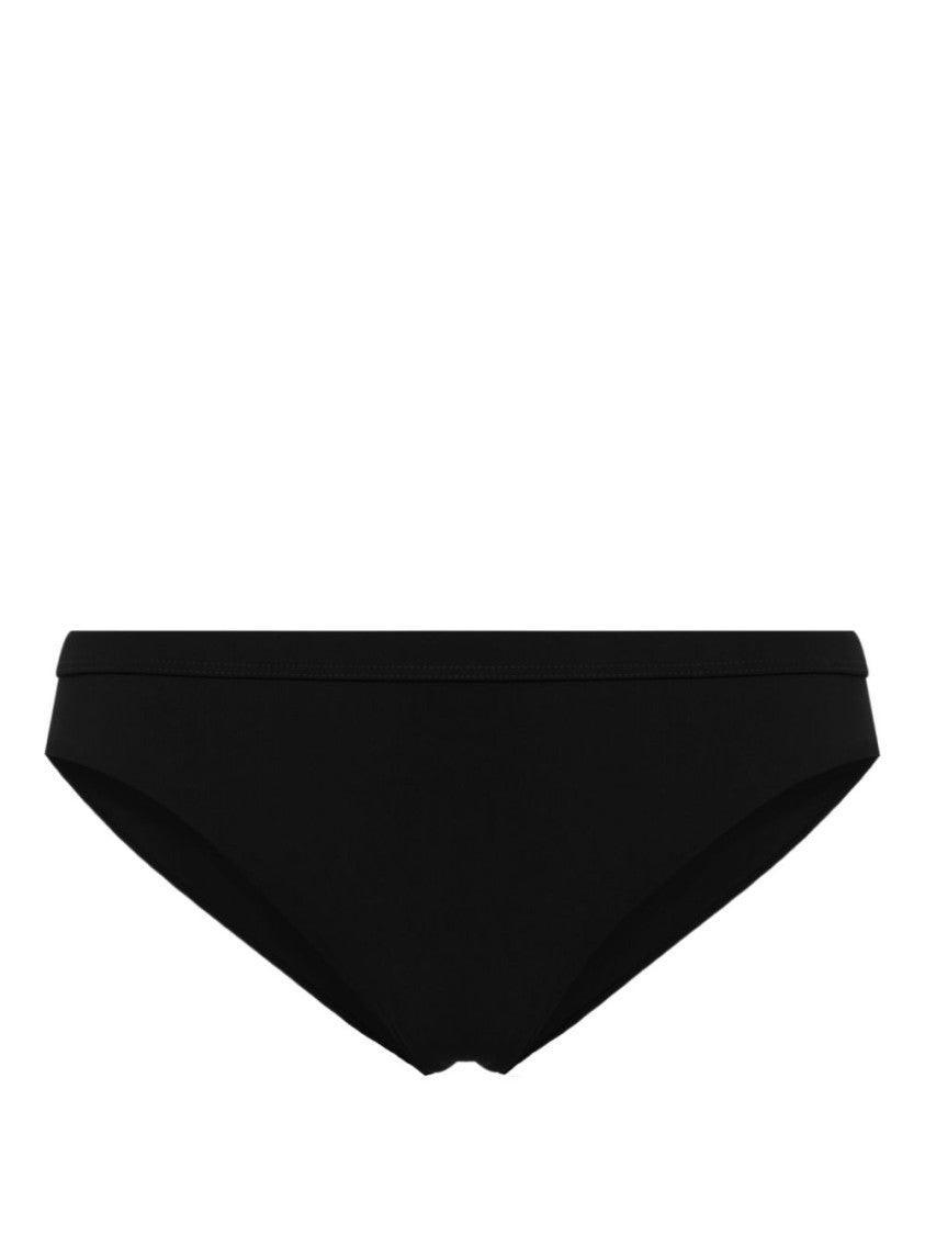 Jil Sander Black Mare Nero Minimalist Bikini Bottom