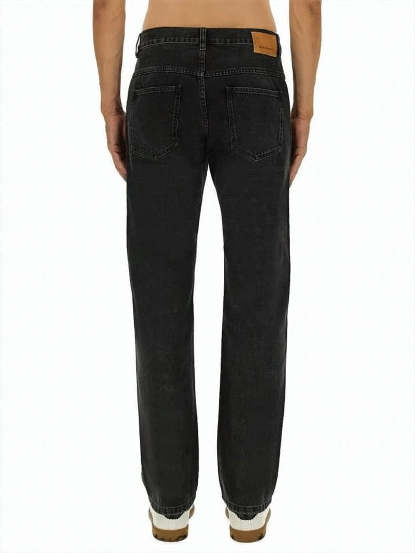 Isabel Marant Straight-Leg Denim Pants With Mid-Rise Waist