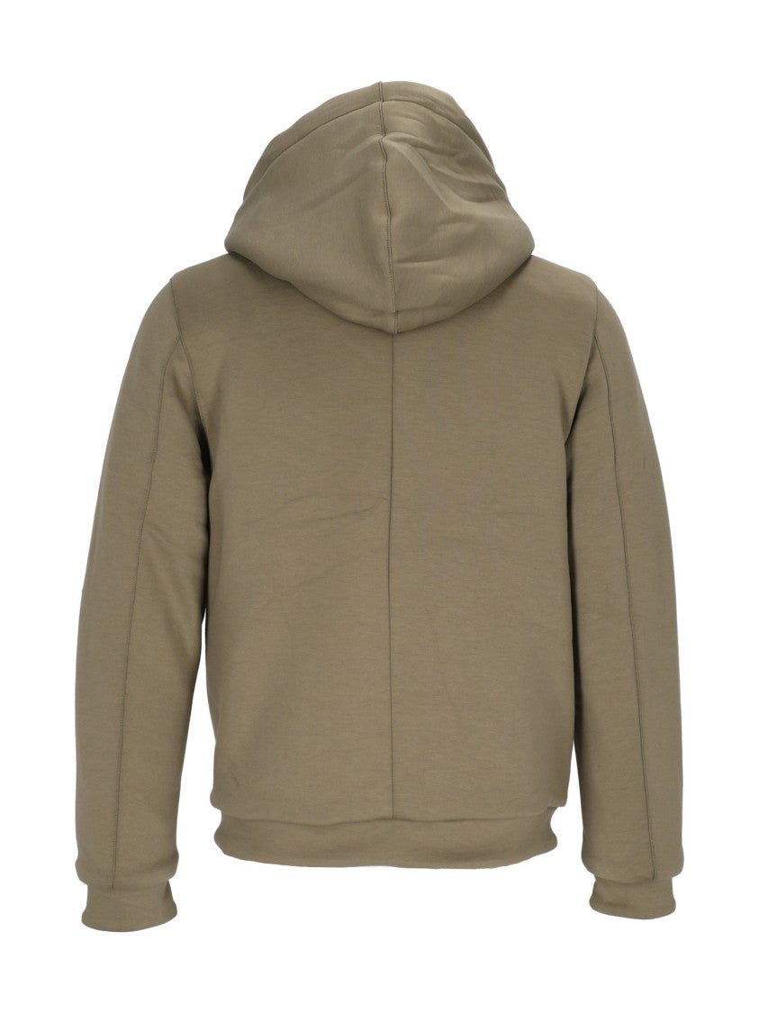 K-Way Reversible Brown Faux Fur Double Giacca With Hood