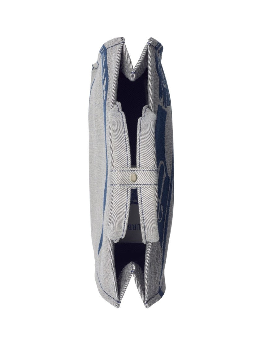 Burberry Ekd Knight Logo Tote Bag