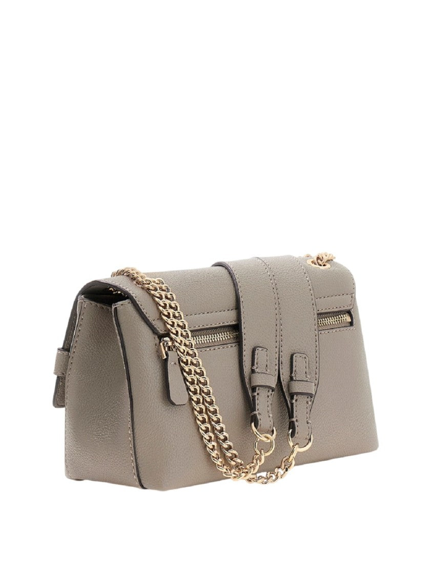 Guess Faux Leather Flap Shoulder Bag