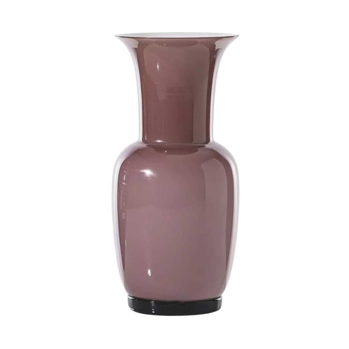 Venini Small Opalino Flared Glass Vase