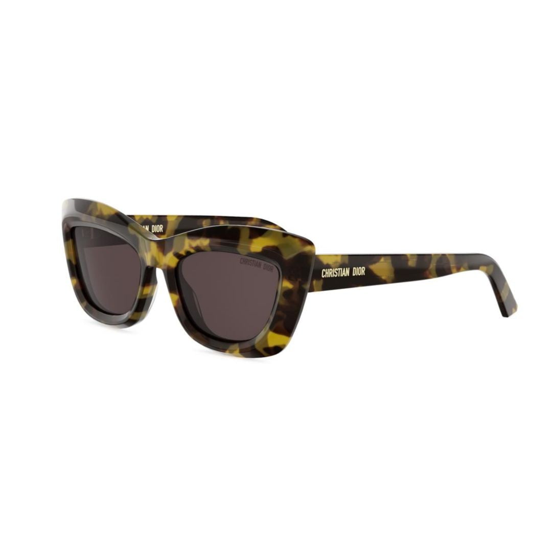 Dior Tortoiseshell Cd40222i Bold Oversized Cat-Eye Sunglasses
