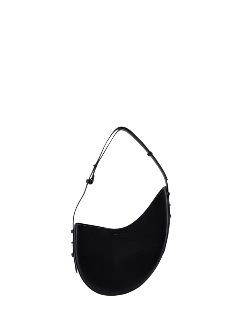 Soeur Crescent-Shaped Shoulder Bag With Adjustable Strap And Stud Accents