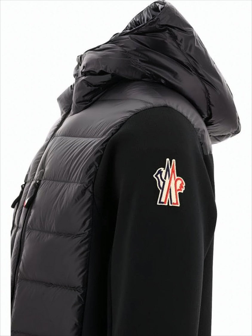 Moncler Quilted Hooded Jacket With Padded Front