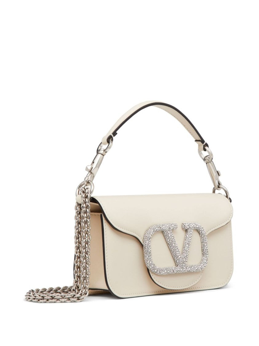 Valentino Garavani Structured Rectangular Bag With Large Logo Emblem
