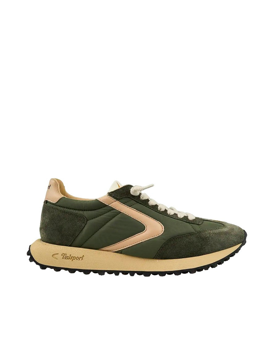 Valsport Vantage Jungle Low-Top Nylon Suede Sneakers