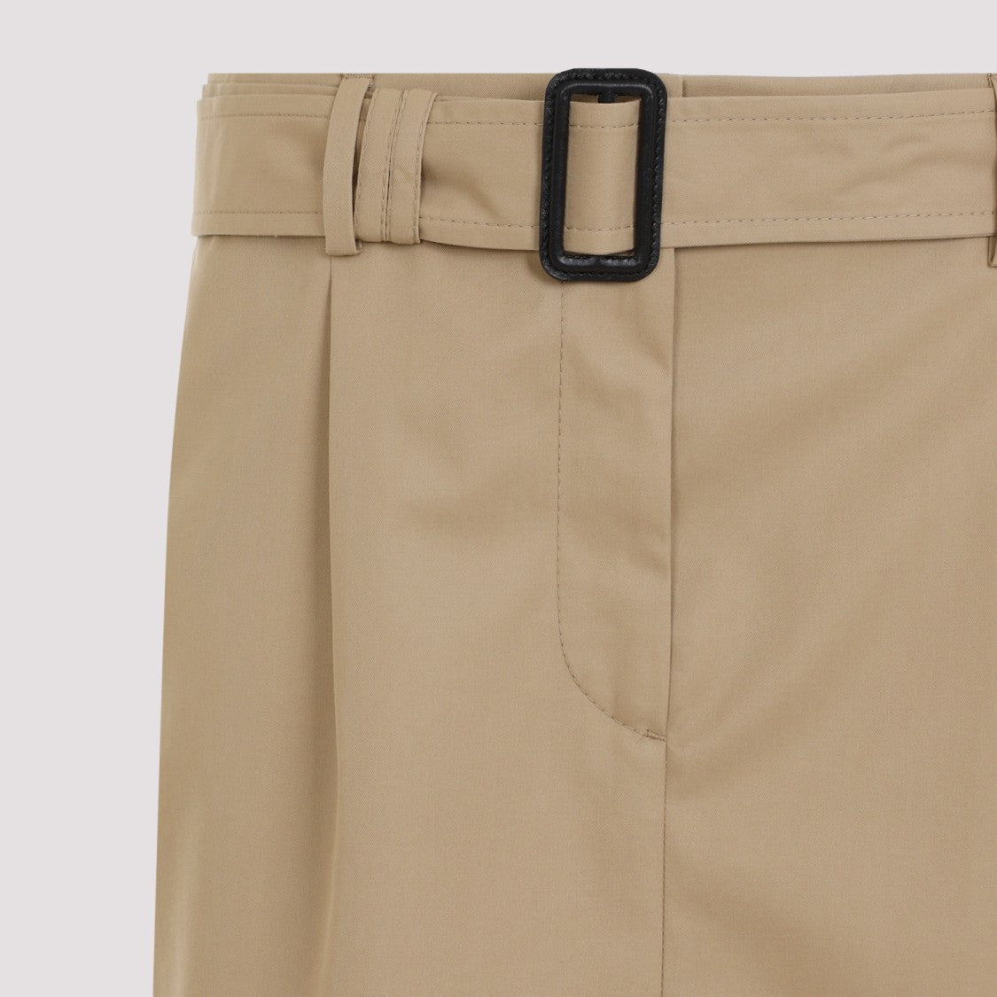 Prada Brown Rope Cotton Skirt