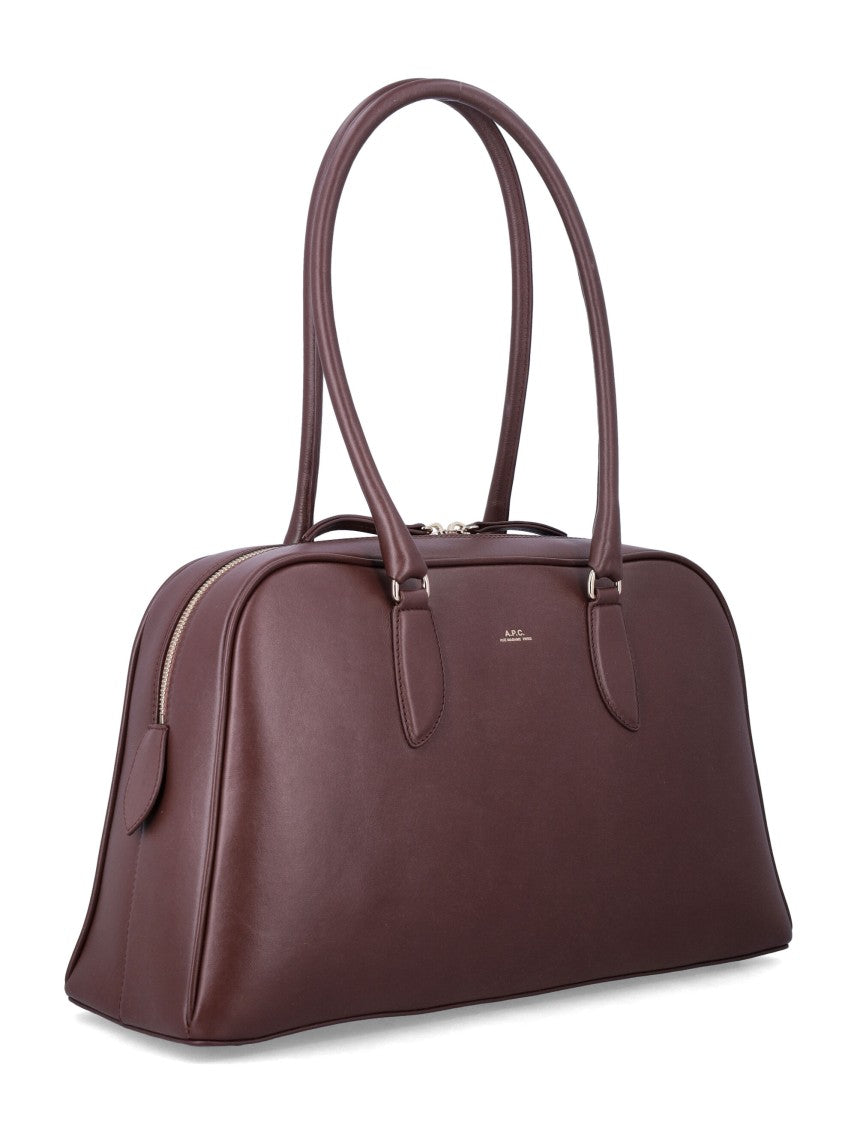 A.P.C. Sac Paloma Structured Leather Handbag