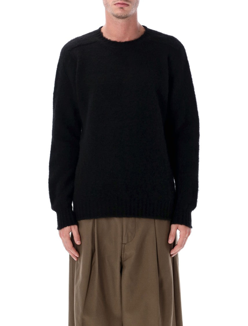 Howlin ’ Shaggy Bear Wool Crewneck Sweater