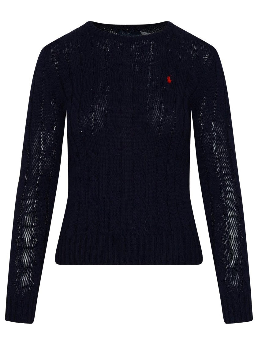 Polo Ralph Lauren Julianna Blue Cotton Sweater