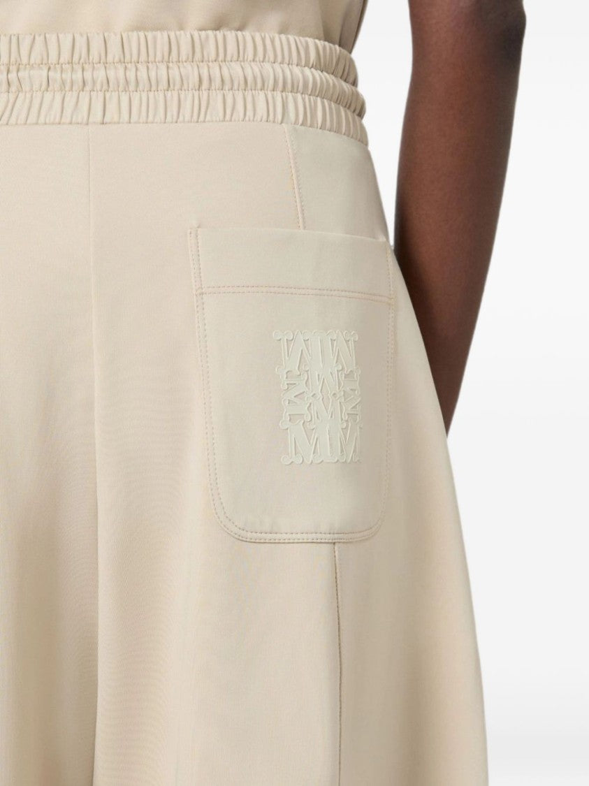 Max Mara High-Waisted Drawstring Denim Wide-Leg Jeans