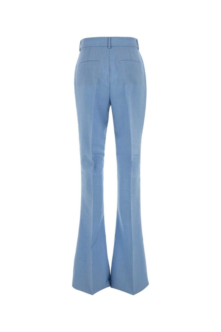 Sportmax Light Blue Wool Blend Aeroso1234 Pant