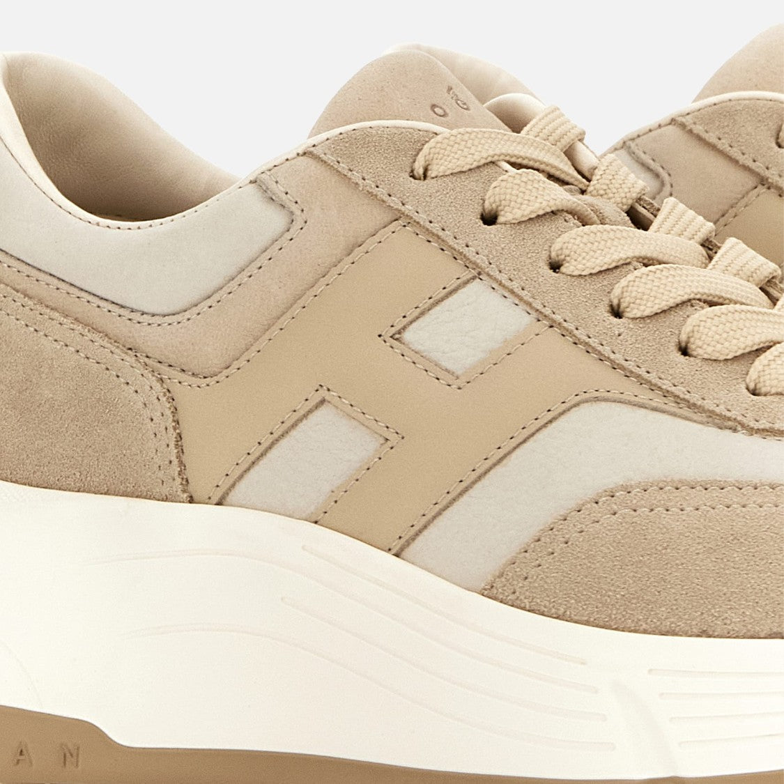 Hogan Classic Lace-Up Sneakers With Sole