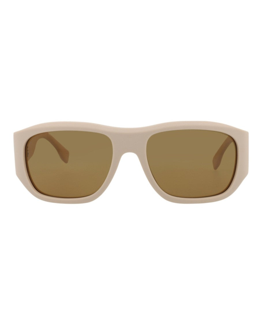 Fendi Square-Frame Acetate Sunglasses With Saddle Nose Bridge