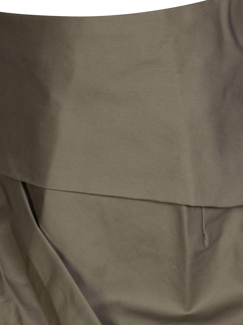 Entire Studios Structured Asymmetrical Draped Mini Skirt
