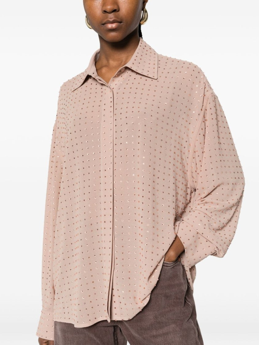 Pinko Relaxed Fit Dotted Print Shirt
